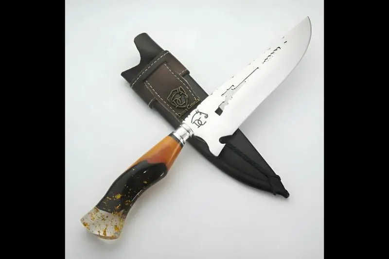 Faca Picanheira 8 Sniper Dourada